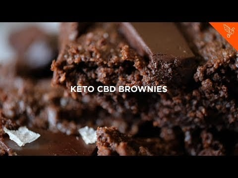 Keto Salted CBD Brownies - Recipe Video